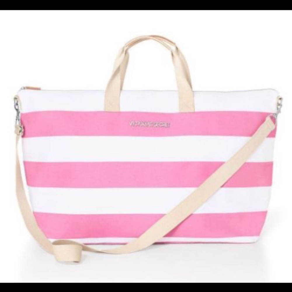 Victoria’s Secret Pink&White weekender bag
